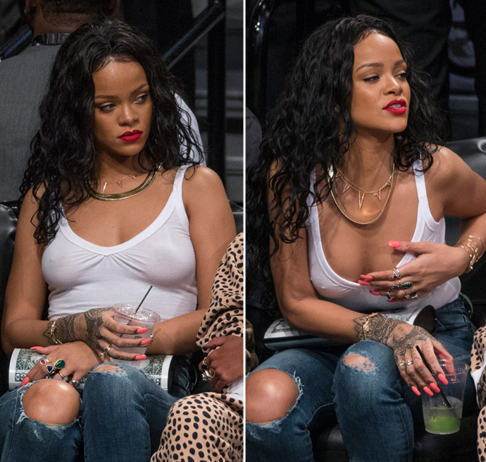 Rihanna nipples lesbian compilation