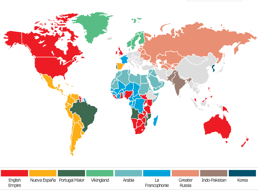 Карта языков мира