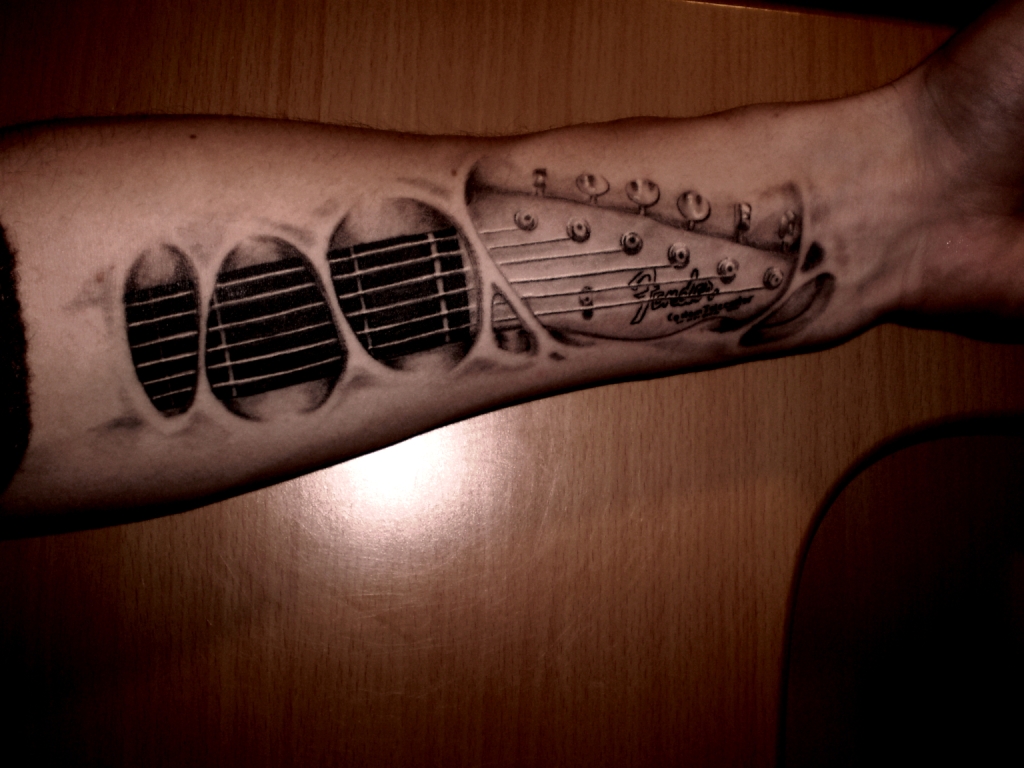 Music tattoo