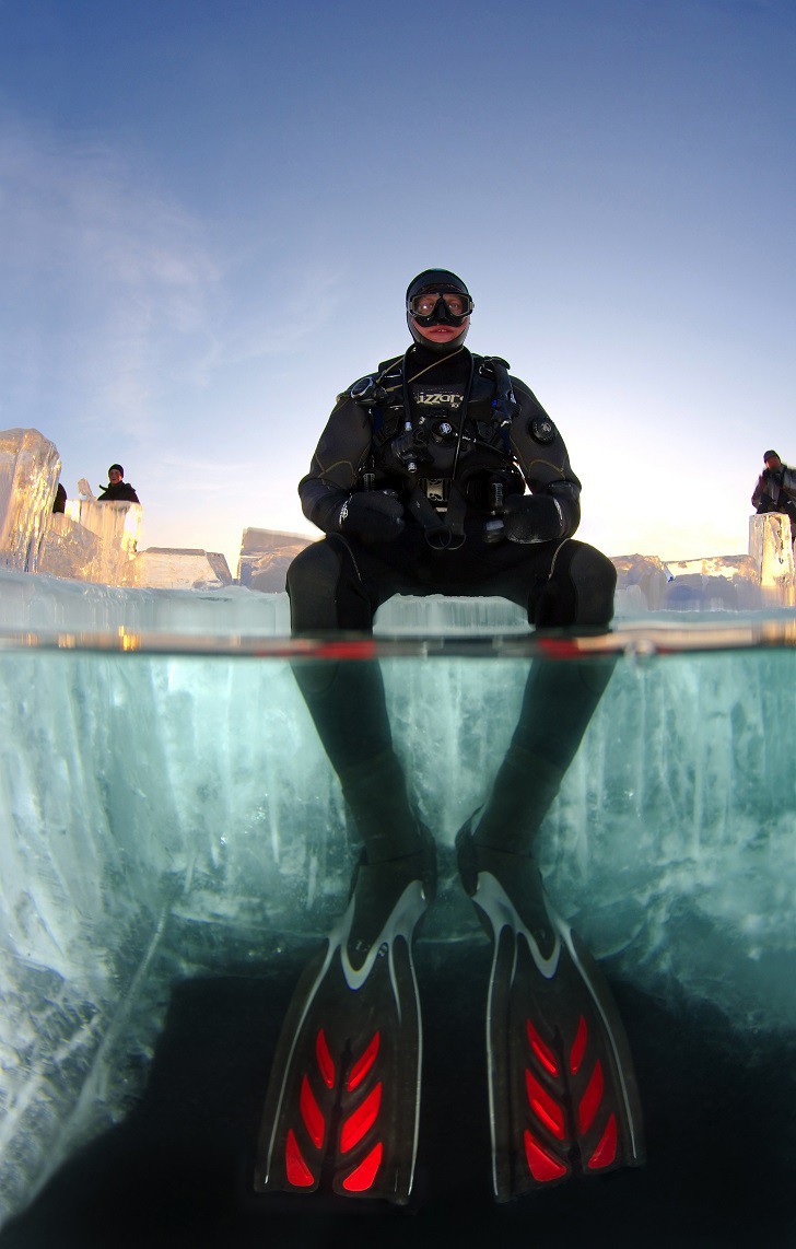 Ice Diving Байкал