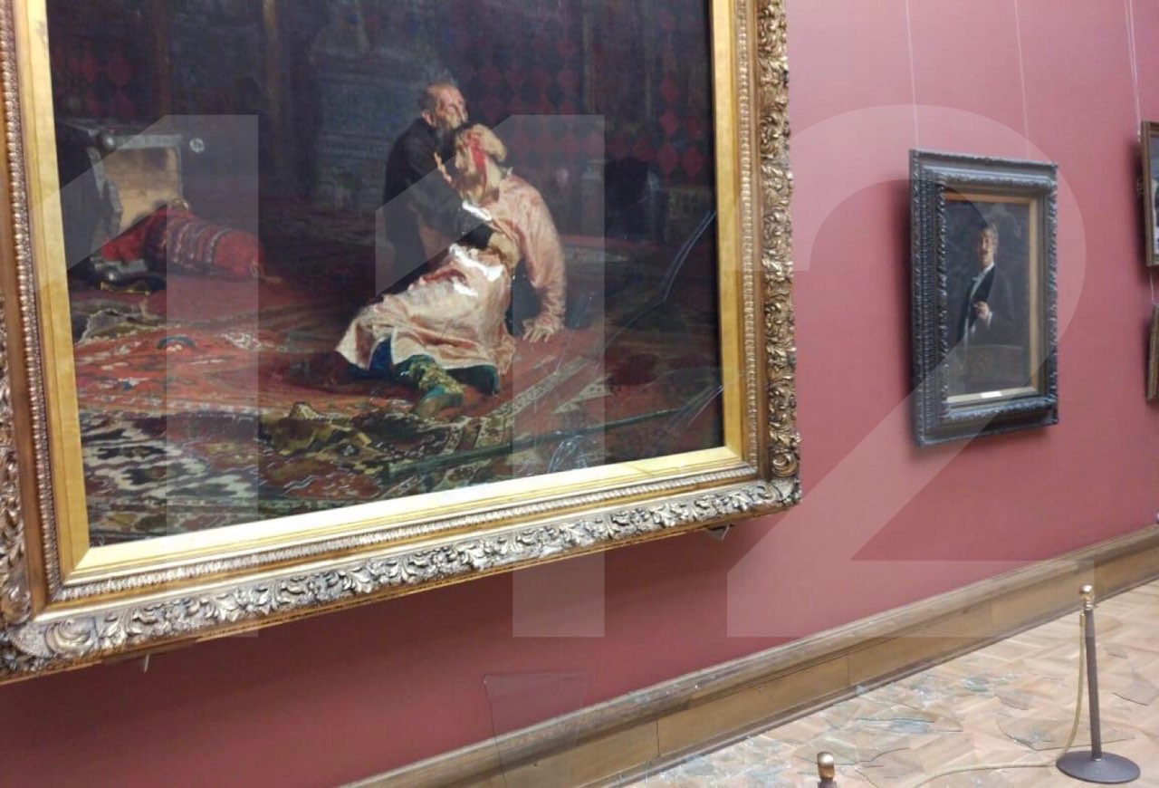 Картина Ивана Грозного в Третьяковской галерее