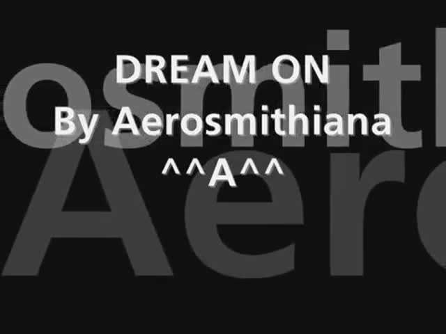 Рок-Ностальгия. Aerosmith - Dream On