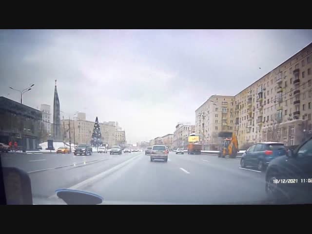 Массовое ДТП в центре Москвы 