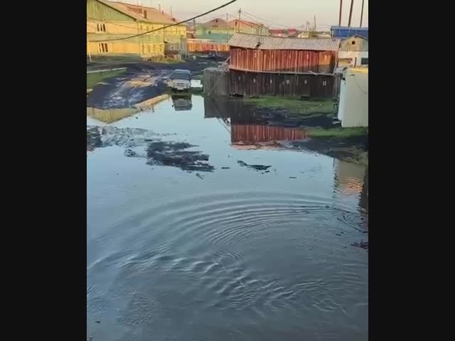 Верхоянск ушёл под воду