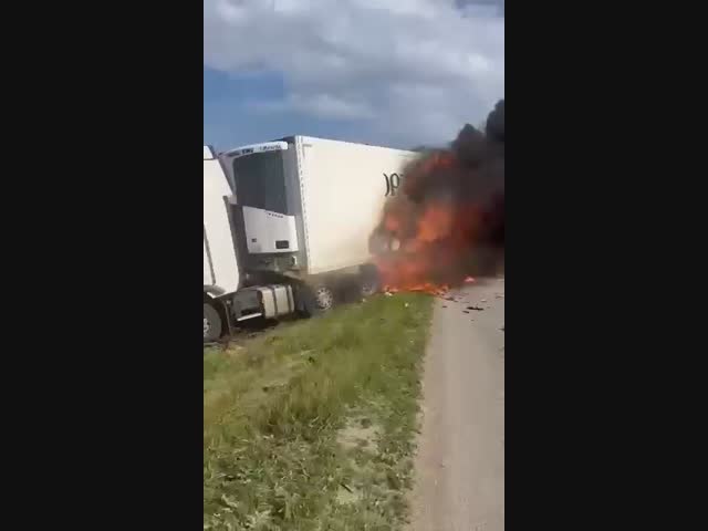 Первые секунды после аварии